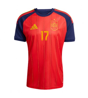 Spanien Nico Williams #17 Hjemmebanetrøje VM 2026 Kortærmet